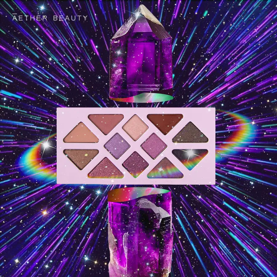 Amethyst Crystal Gemstone Palette
