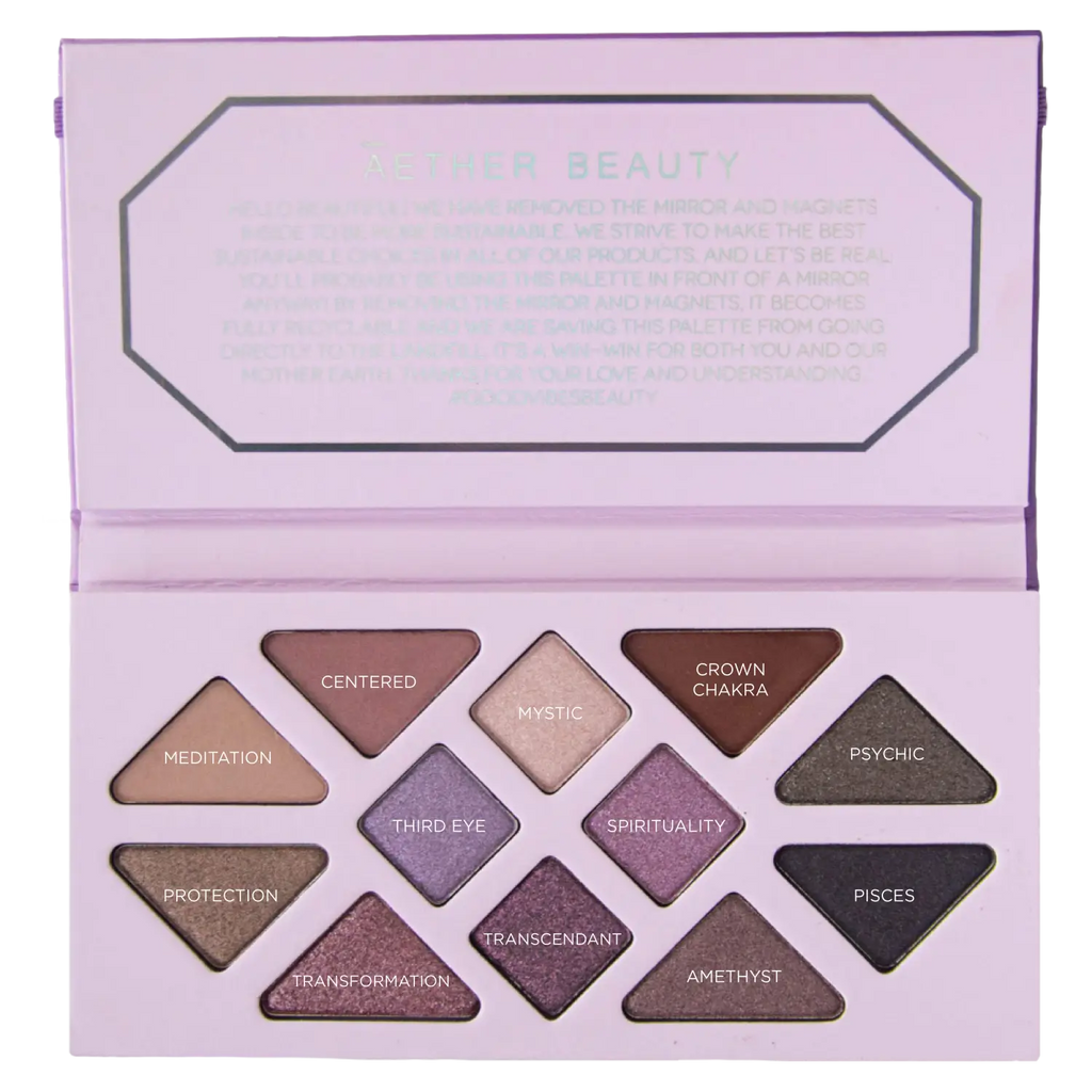 Amethyst Crystal Gemstone Palette